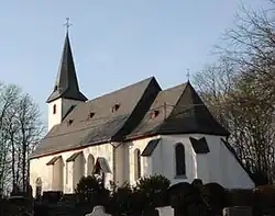 Old Catholic parish church on the Schoenberg between Möllingen and Koelbingen