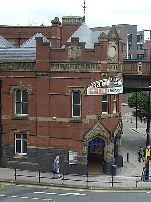 Deansgate, the smallest of the group with limited passing rail services