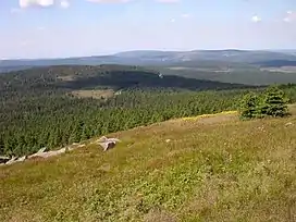 View from the Brocken to the Königsberg