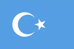 Flag of the First East Turkestan Republic