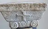 Byzantine Ionic column from National Museum of Medieval Art (Korçë, Albania)