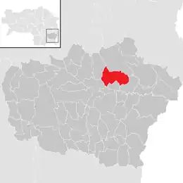 Location within Südoststeiermark district