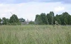 Cross commemorating the former Saint Immanuel church