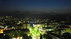 Nova Jugoslavija Square at night