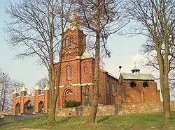 Parish church in Kurowo