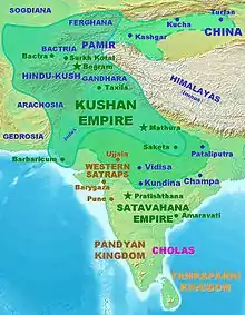 Kucha in the Kushan Empire under Kanishka the Great