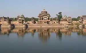 Kusuma Sarovar Ghat in Mathura district, Uttar Pradesh