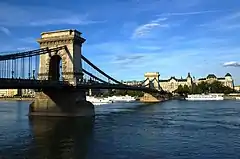 Széchenyi Chain Bridge in Budapest