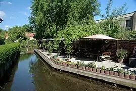 Beer garden in Lübbenau