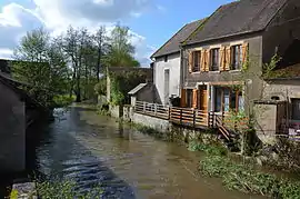 The Anguison river in Corbigny