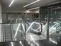 Escalators at the station hall