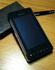 LG Prada, a slate phone from 2006