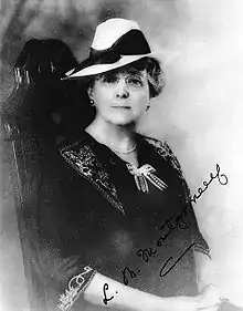 Lucy Maud Montgomery, author, best known for the Anne of Green Gables series