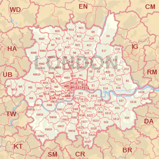 Location of London