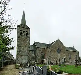 The church in La Chapelle-Biche