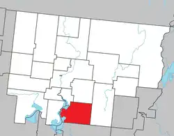 Location within Abitibi RCM