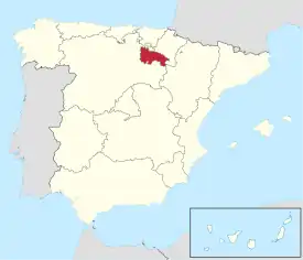 Map of La Rioja