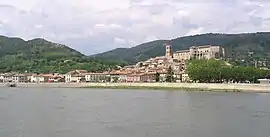 La Voulte-sur-Rhône seen from across the river