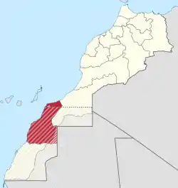 Location in Morocco