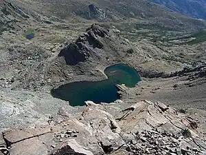 Lac Maggiore from Capu a u Verdatu