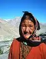 Lady at Dhankar village,Spiti Valley, Himachal Pradesh