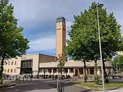 The old Lahti bus station in Kartano