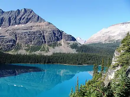 Mount Schäffer seen above Lake O'Hara