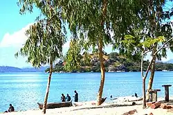 Lake Malawi, on eastern edge of Mangochi