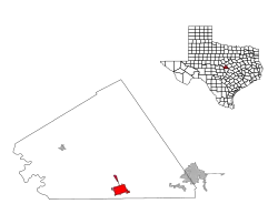 Location of Lampasas, Texas