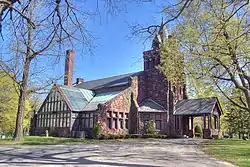 Landmark Chapel in Forest Home Cemetery on Lincoln and 24th St.