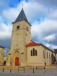 The church in Laneuveville-devant-Nancy