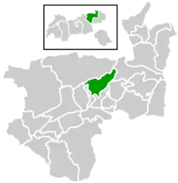 Location within Kufstein district