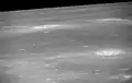 Oblique view of Lansberg B (lower right), Lansberg D (upper left), and Lansberg F (upper right) from Apollo 14