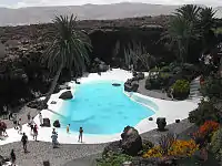 Pool at cave system Jameos del Agua, Lanzarote