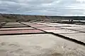 Contemporary solar evaporation salt pans on the island of Lanzarote at Salinas de Janubio