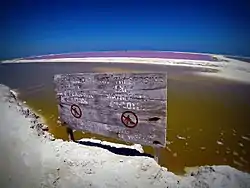 Laguna Rosa close to Las Coloradas