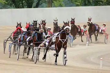 Live race at Scioto Downs