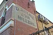 Sign for "David Ritchie & Son. Millers", Launceston, Tasmania (Australia)