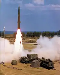 Pershing 1a, Canaveral LC16, C Btry 3/84 FA operational test launch (26 October 1976)