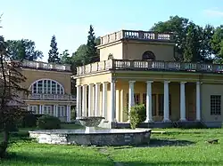 Spa buildings in the spa park