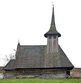 Wooden church in Lazuri de Beiuș