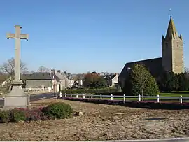 View of the village from the entrance