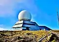 Radar station on a mountain in France