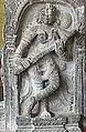 Nataraja Temple, Chidambaram, ca. 12th-13th century C.E.  Shivakamasundari (one of the forms of Parvati) playing an alapini vina, the resonator pressed into her shoulder