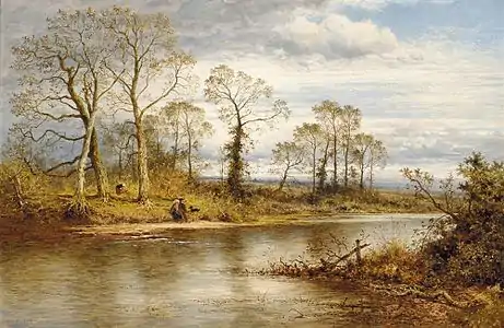 An English river in Autumn (1877)