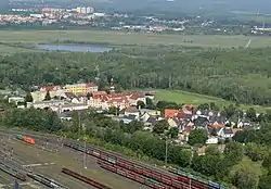 Ledvice seen from the Ledvice power plant