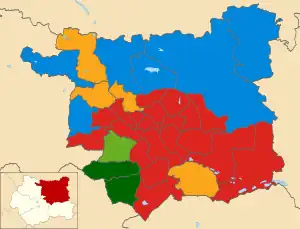 2014 results map