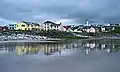 View of the town from the beach