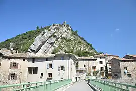 A view of part of the village of Les Pilles