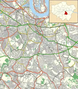 Lewisham Town Hall is located in London Borough of Lewisham